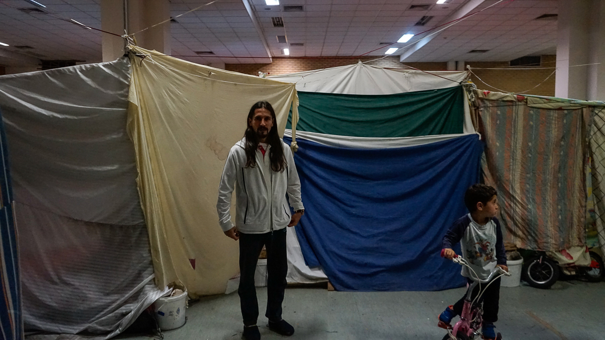 Elliniko refugee camp 12