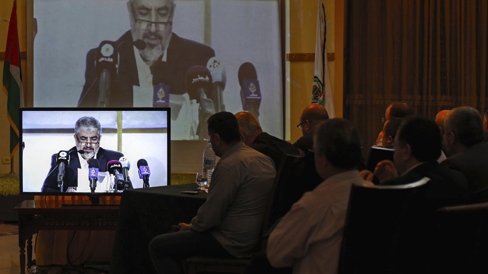 The new Hamas positions were made official on Monday in Qatar's capital, Doha [EPA]