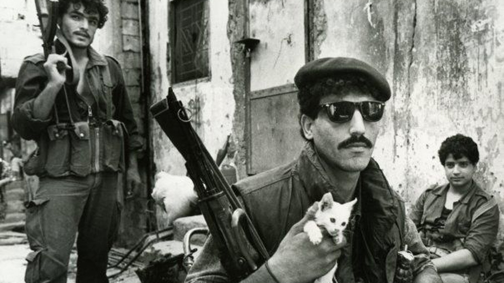 The Palestinian camp of Burj el-Barajneh, located near Beirut, is pictured in 1988 [Aline Manoukian/Al Jazeera]
