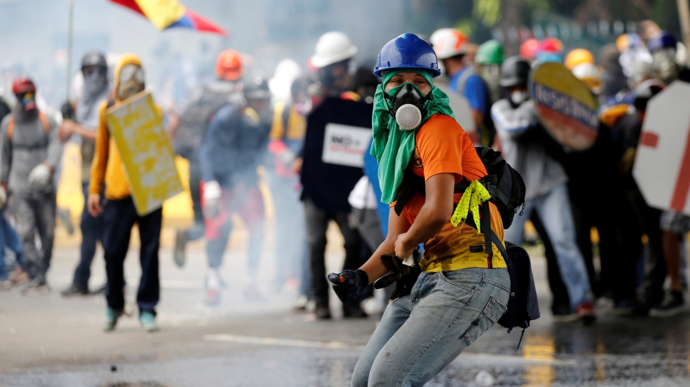 Caracas protest