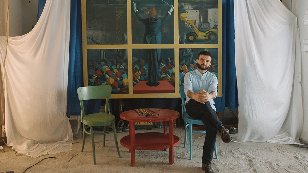 Sead Kazanxhiu is the youngest member of the coalition for ERIAC [Bevis Fusha/Courtesy of the Open Society Foundations]