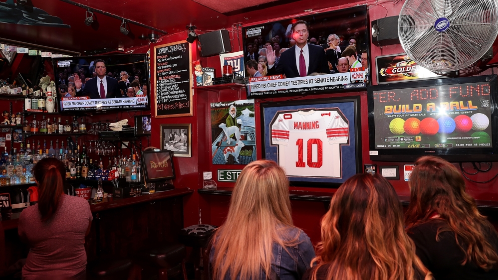  The hearing was watched all over the world [Justin Sullivan/AFP]