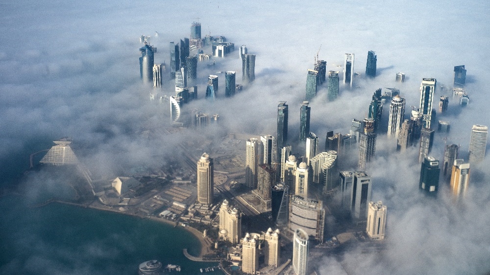 Doha aerial view