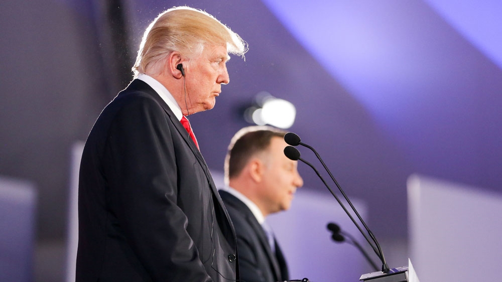 Trump in Warsaw