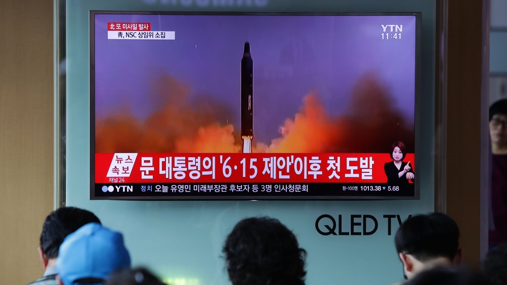 North Korean leader, Kim Jong-un, has vowed to never abandon nuclear weapons, saying Tuesday's test was a 'gift' to the US[Getty]