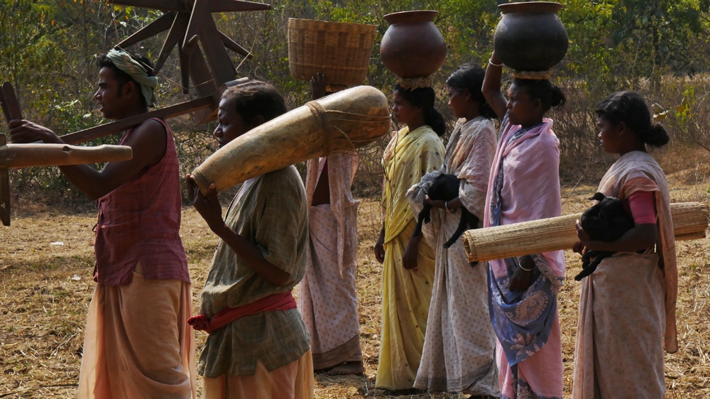The villagers used the centuries-old barter system to exchange products [Al Jazeera] 