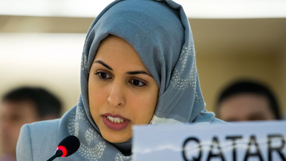 Qatar's UN ambassador Alya Ahmed Saif Al Thani called accusations made by Egypt against Qatar