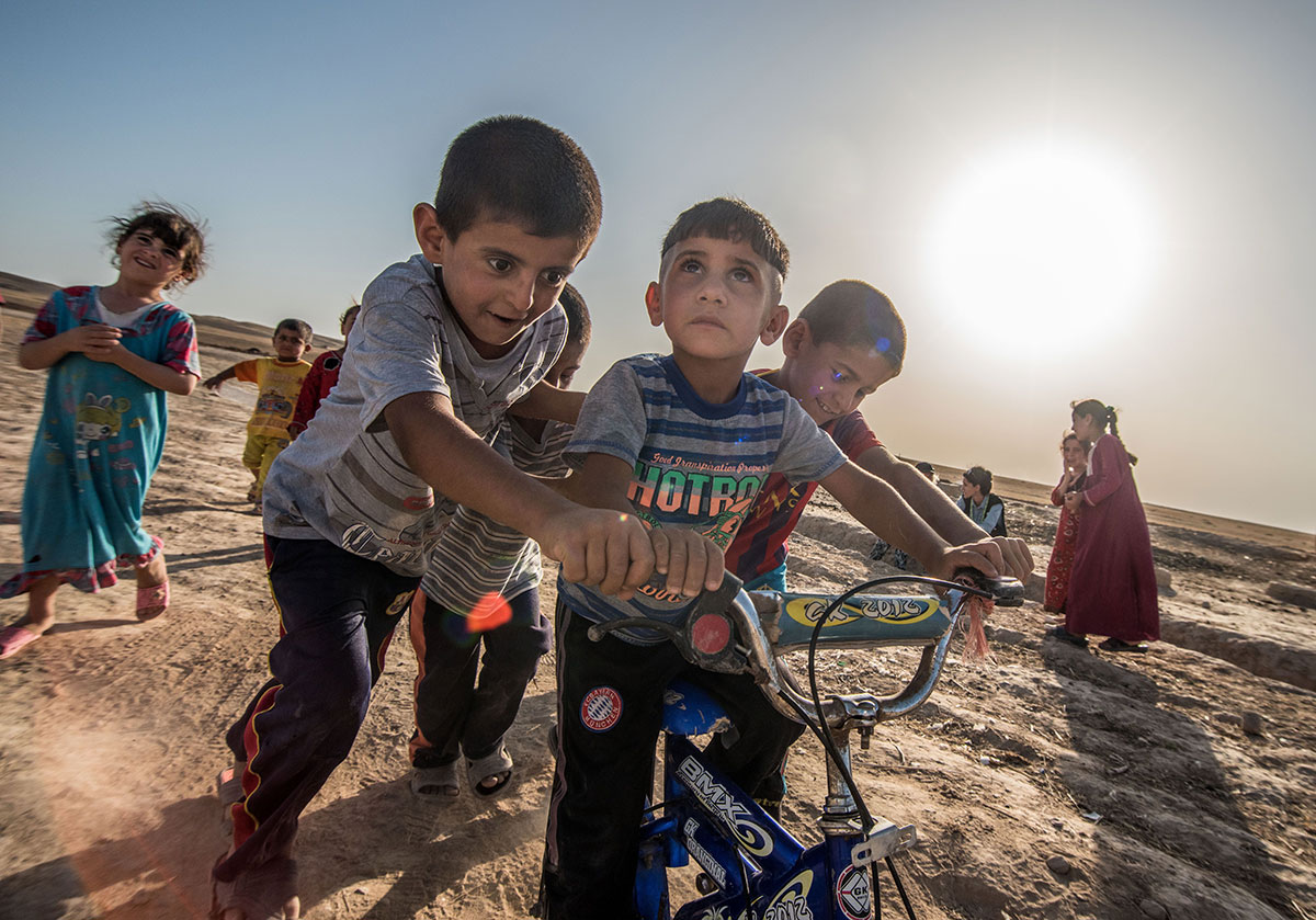 Iraqi displaced children/Please Do Not Use