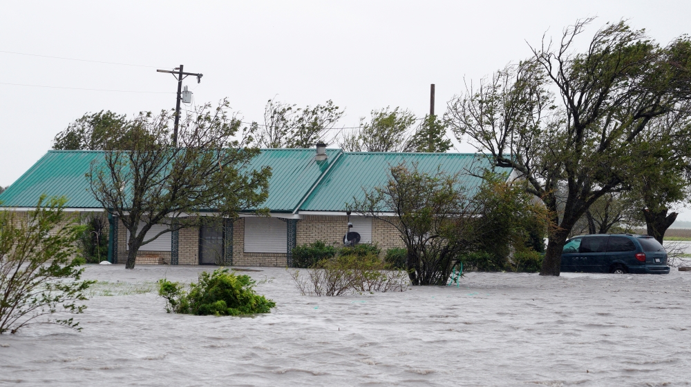 The hurricane came ashore near Port Lavaca late on Friday [Rick Wilking/Reuters]