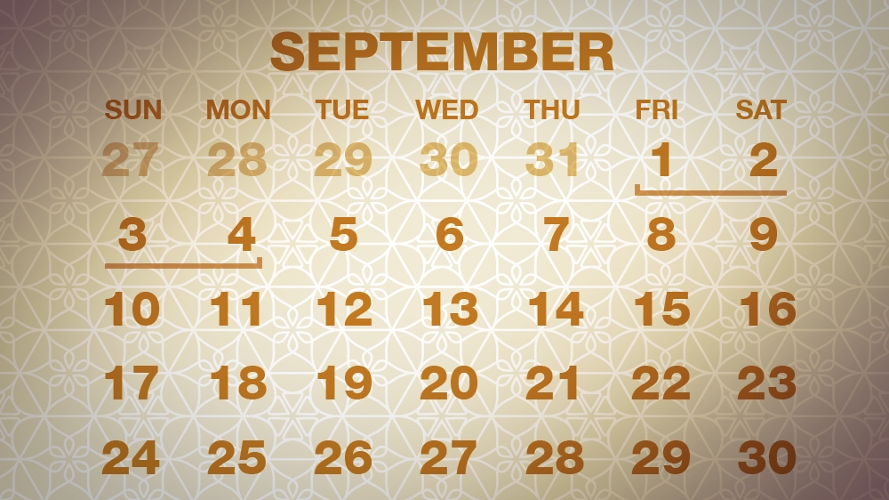 Eid al-adha sept1 calendar 2017