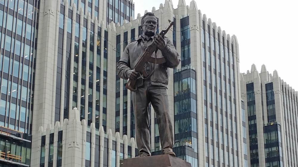  Kalashnikov died in 2013 at the age of 94 [Mariya Petkova/Al Jazeera]