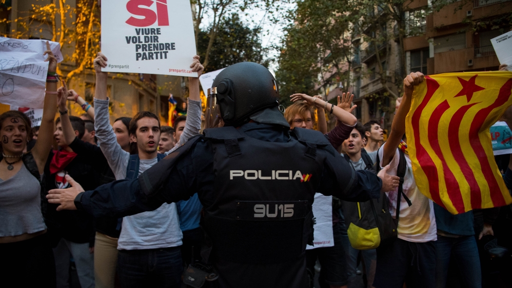 Spanish Police Storm Catalan Government Buildings