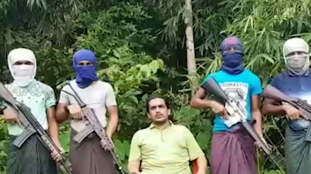 Ataullah Abu Amar Jununi and men belong to the Arakan Rohingya Salvation Army (ARSA)