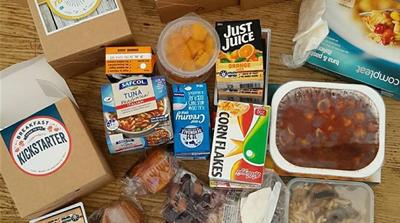 This food packet is supposed to last each refugee for two days [Courtesy @ManusAlert Telegram]