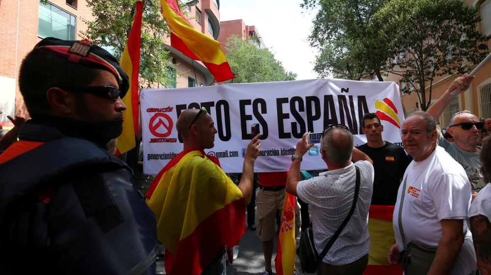 Unionist rally spain