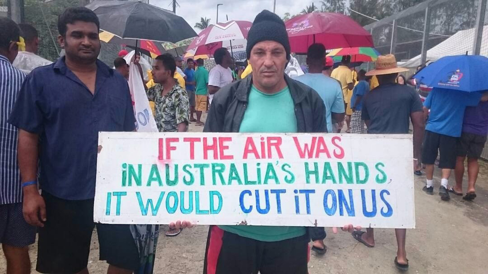 The over 600 refugees are afraid of moving out of the camp because they fear retaliation by the locals. [File: @ManusAlert Telegram]