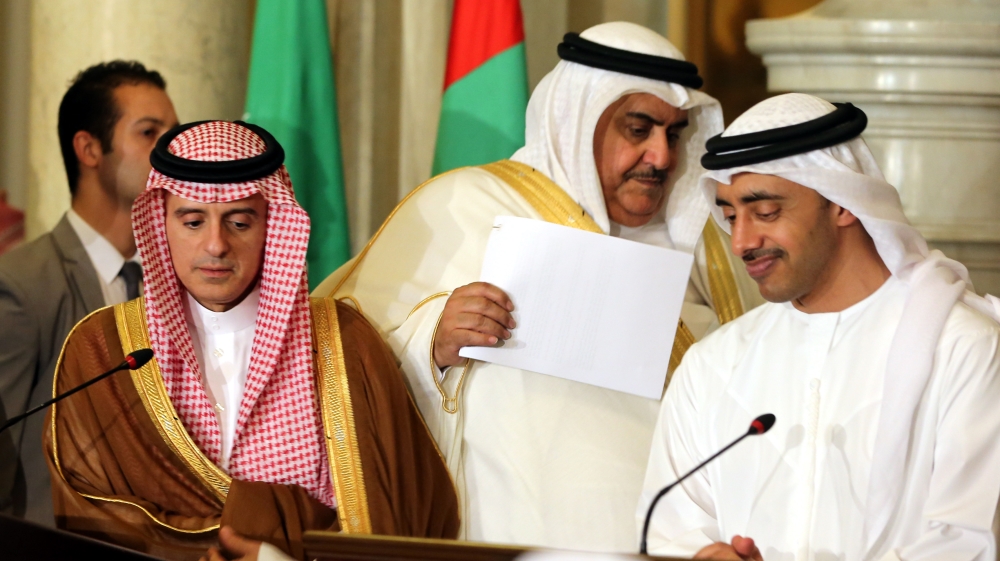 Foreign Ministers of the countries involved in the Gulf crisis meet in Cairo