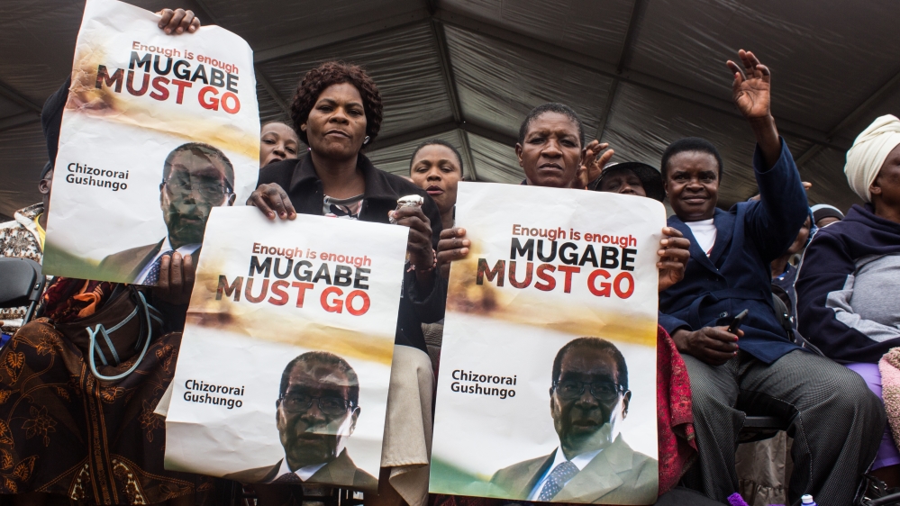 Anti-Mugabe rally in harare