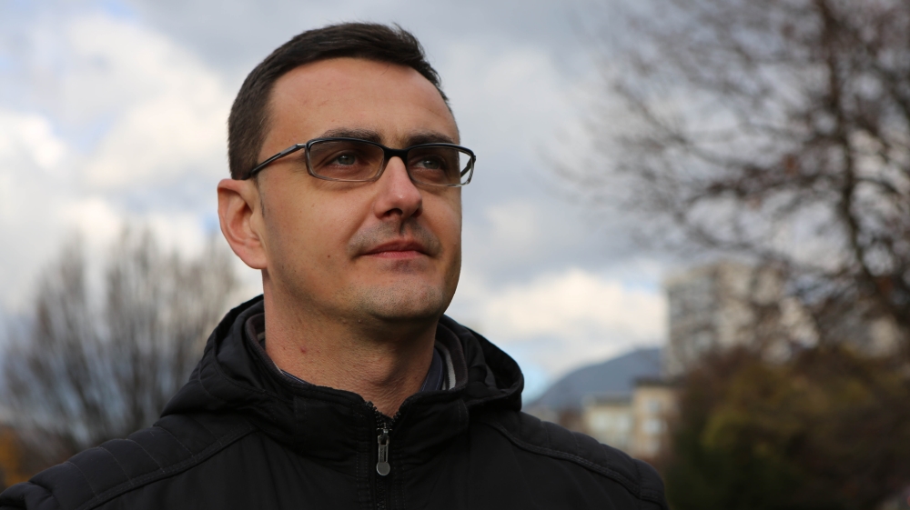 Denis Vrhovcic spent much of his childhood cooped up in a basement, fearing being killed in the war [Mersiha Gadzo/Al Jazeera] [Al Jazeera]