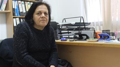 Khitam Saafin, President of the Union of Palestinian Women's Committees [Shatha Hammad/Al Jazeera]