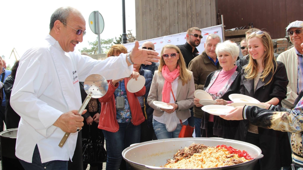 Khakim Ganiev, a chef and author of best-selling books on Uzbek cuisine