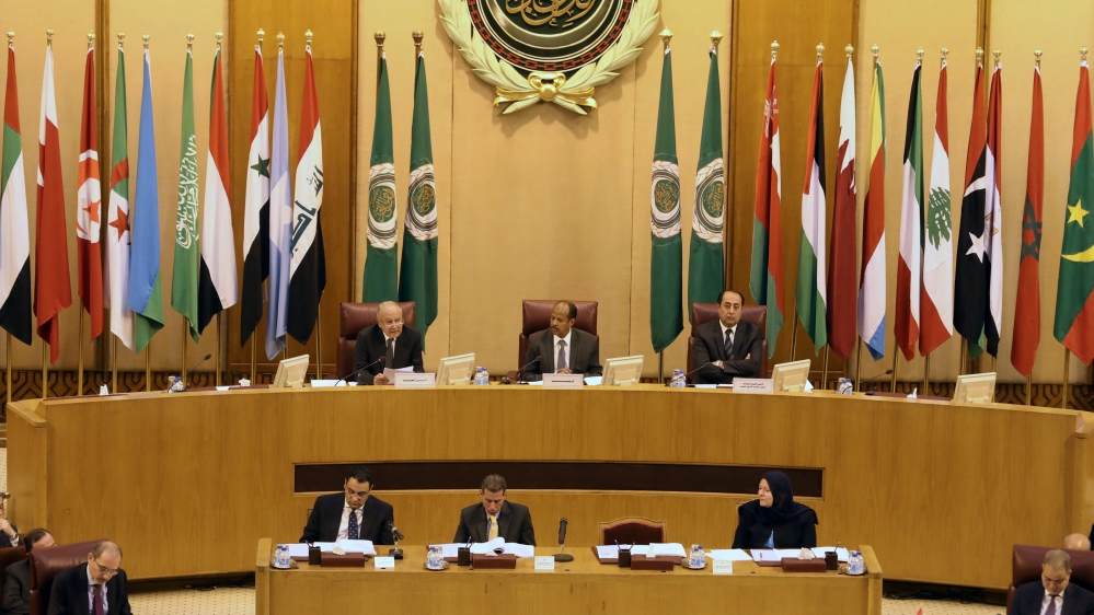 Arab League Secretary-General Ahmed Aboul Gheit speaks during Arab League foreign ministers emergency meeting on Trump''s decision to recognise Jerusalem as the capital of Israel, in Cairo