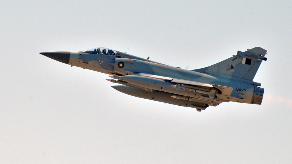Qatar Air Force Mirage fighter jet