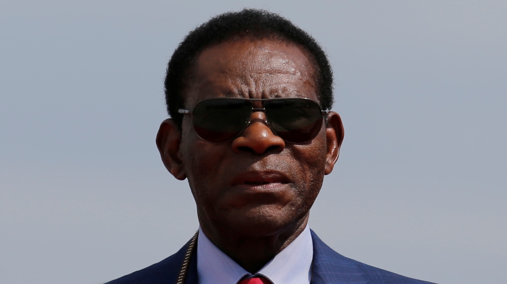 Equatorial Guinean President Teodoro Obiang Nguema Mbasogo