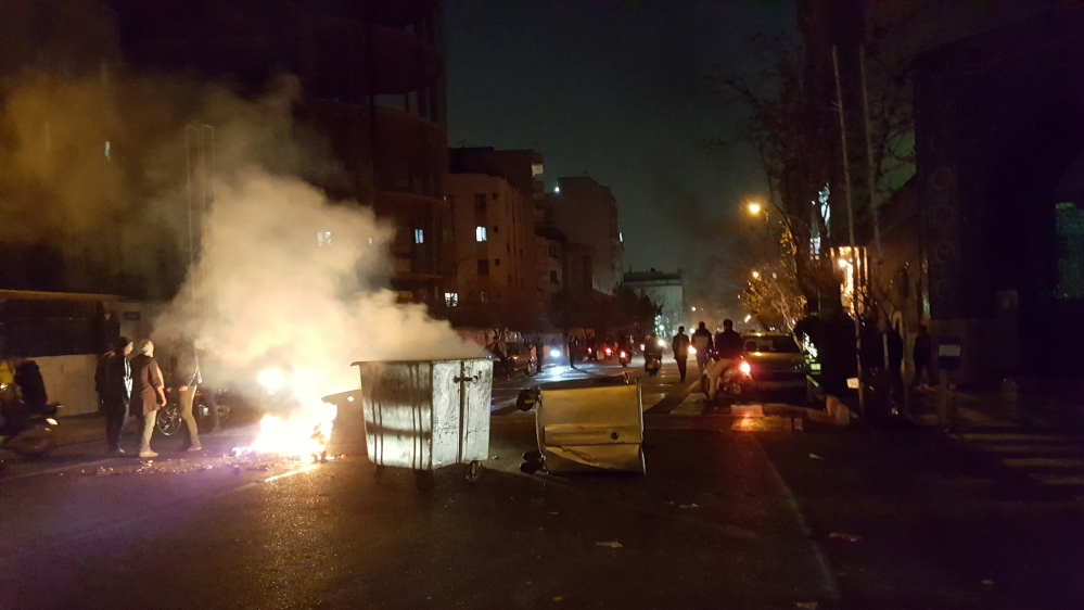 Iran protests via Reuters