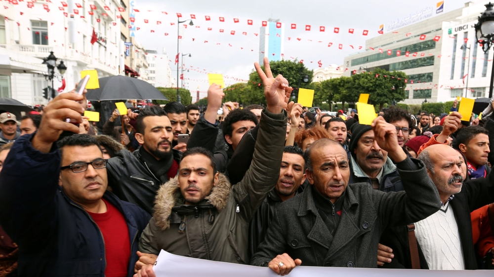 Tunis protests