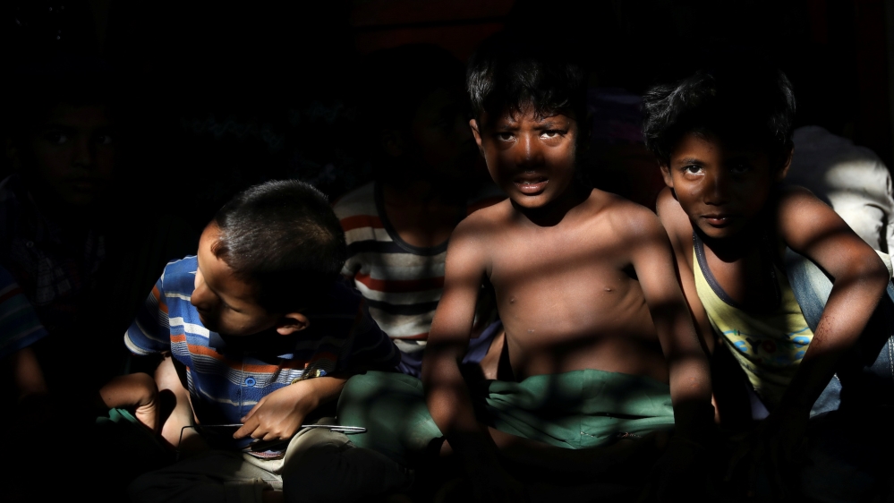 Rohingya refugee children
