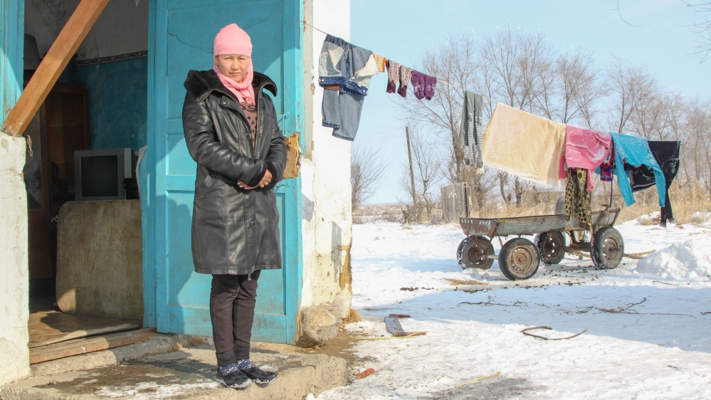 

Elvira Baysakova, 32, considers living outside of Kyrgyzstan to be the only option to support her four children [Nikolay Korzhov/Al Jazeera]

Elvira Baysakova, 32, considers living outside of Kyrgyzstan to be the only option to support her four children [Nikolay Korzhov/Al Jazeera]