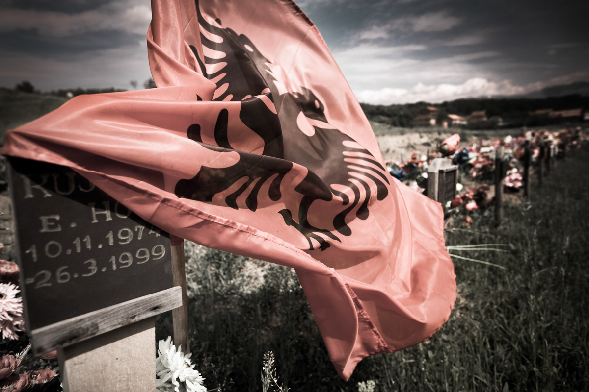 An ex mass grave in of Meja village near Gjakova