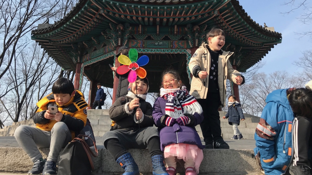Happy children during the celebrations at Namsam [Ann Babe/Al Jazeera]