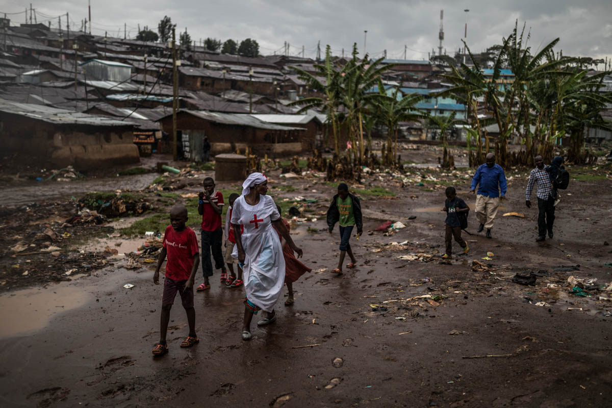 In Kibera, women and children bear the burnt of heavy rains