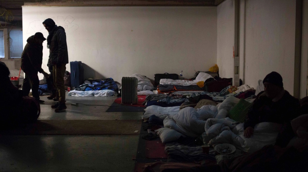 The shelter provided a lifeline to London's homeless, serving food and warmth 24 hours per day [Alex Sturrock/Al Jazeera]