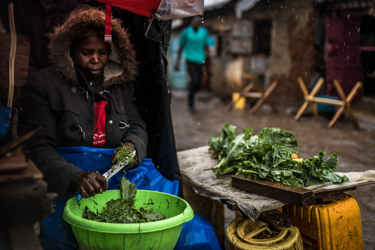 In Kibera, women and children bear the burnt of heavy rains