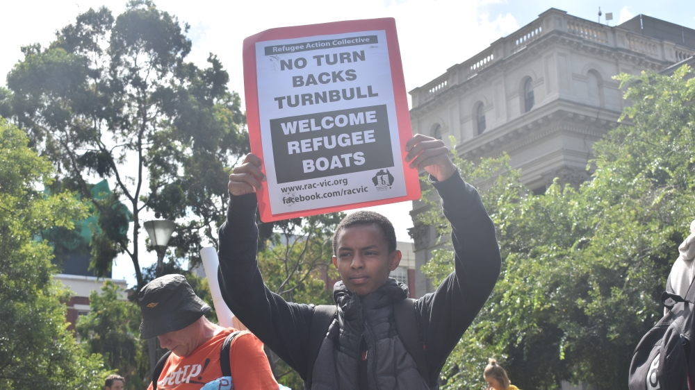 australia refugee protest