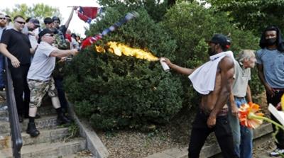 Preston fired on Long shortly after this photo was taken [Steve Helber/File/AP Photo]