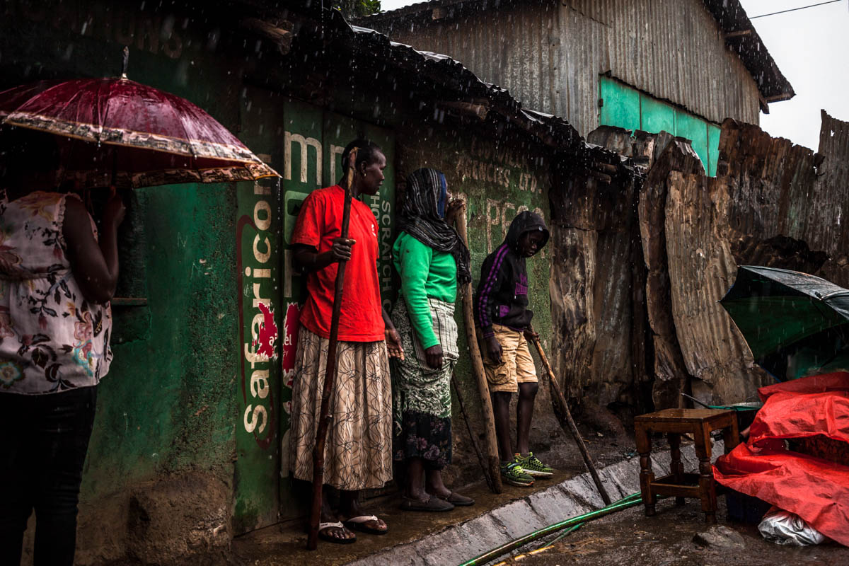 In Kibera, women and children bear the burnt of heavy rains