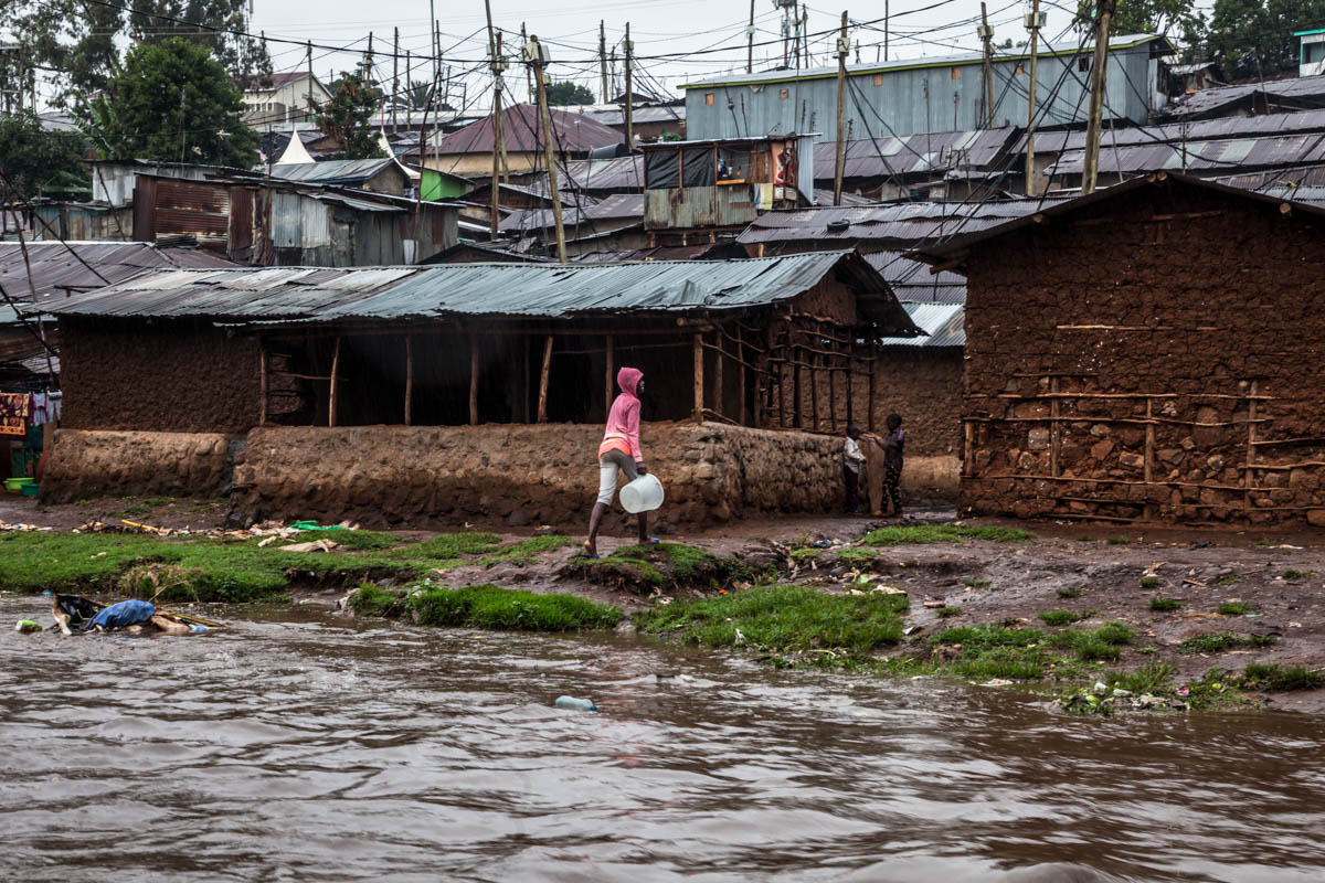 In Kibera, women and children bear the burnt of heavy rains