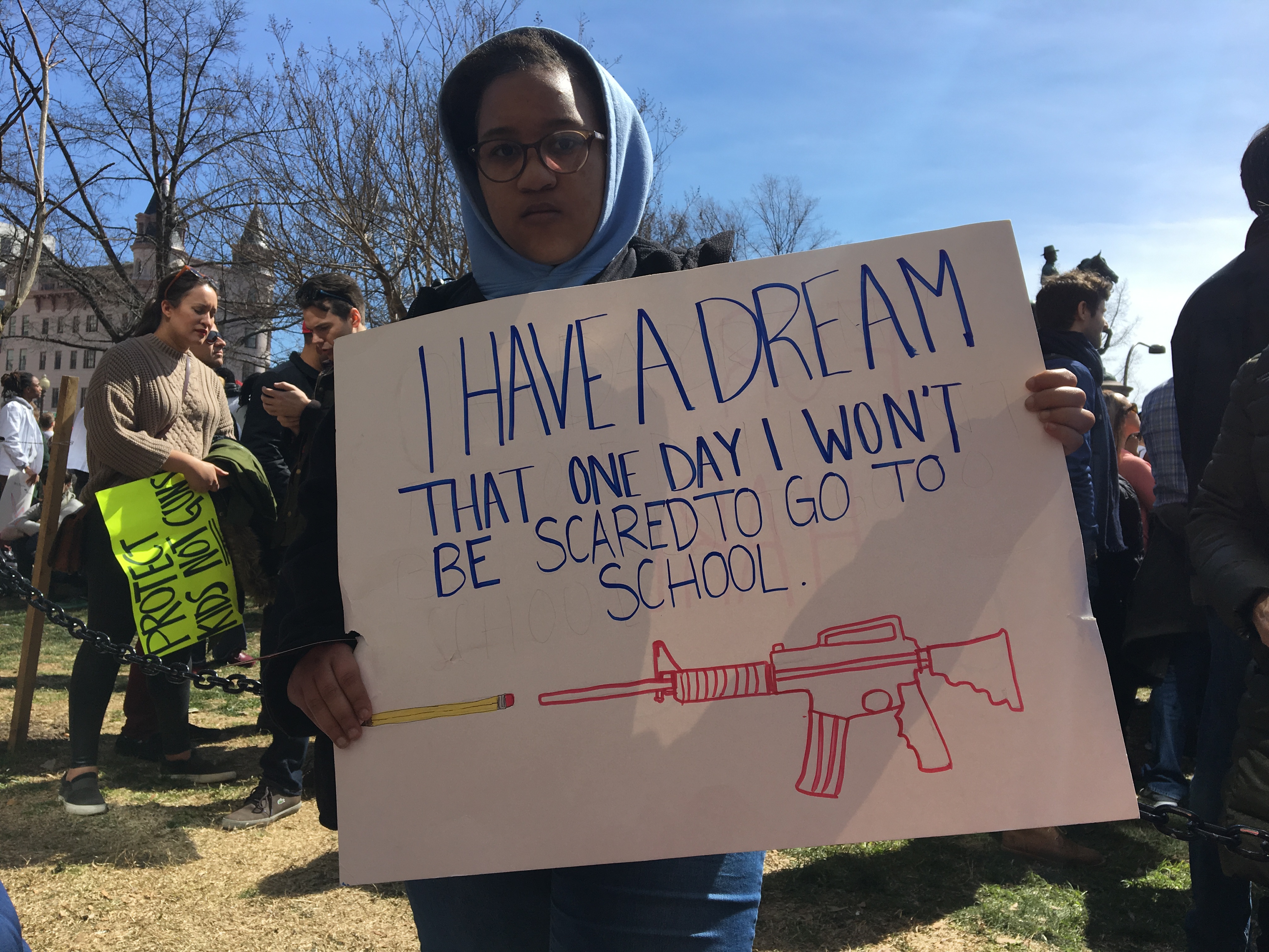 For many teenagers, school is no longer a place that feels safe [Anar Virji/Al Jazeera]