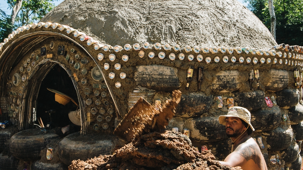 Earthships are built to withstand natural disasters like hurricanes and earthquakes [Jayme Gershen/Al Jazeera] 