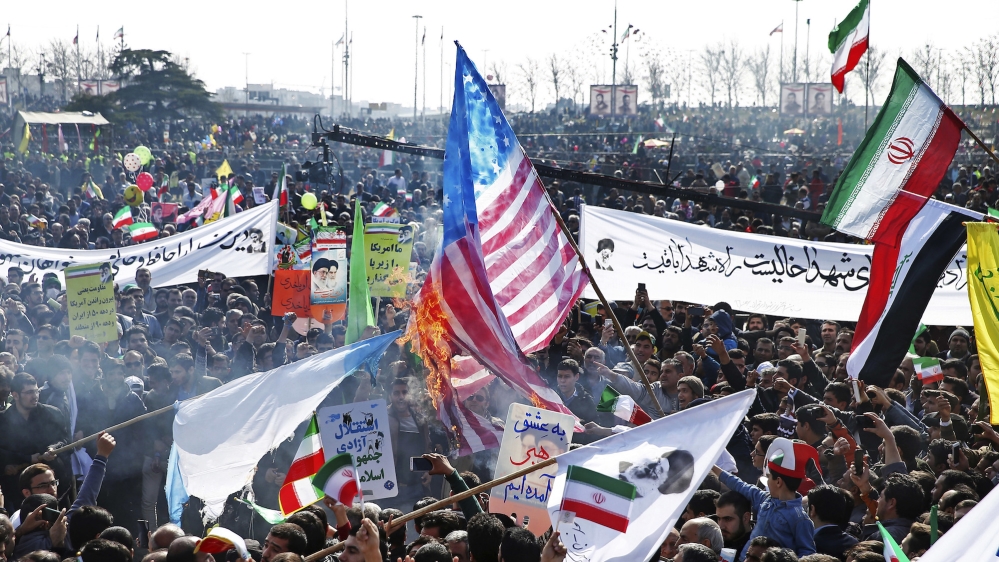 Iran US protest