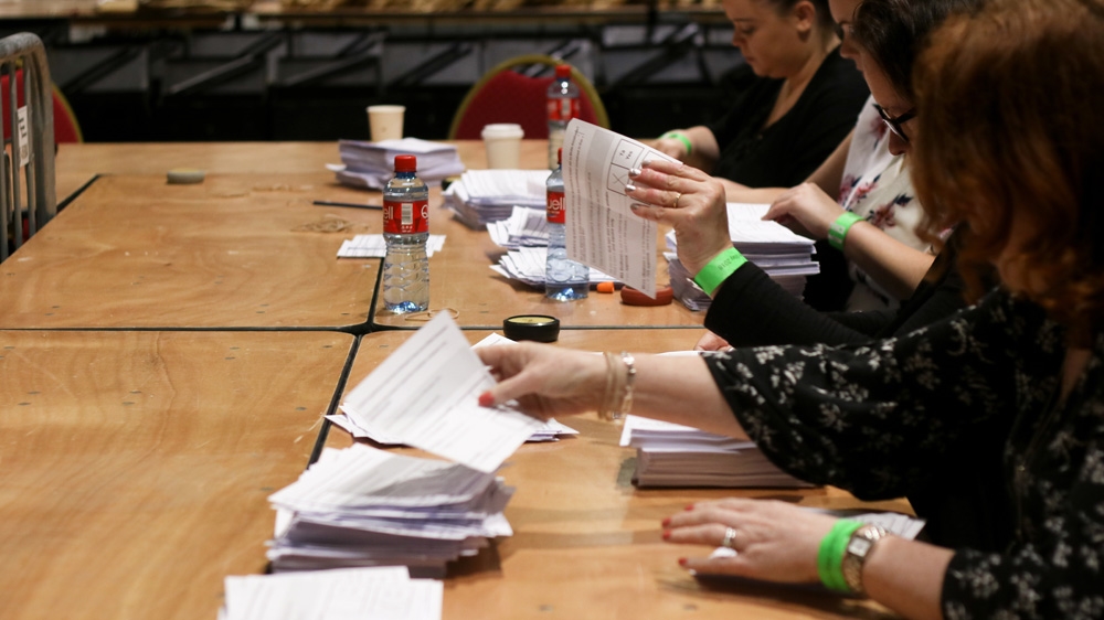 Counting votes Ireland referendum
