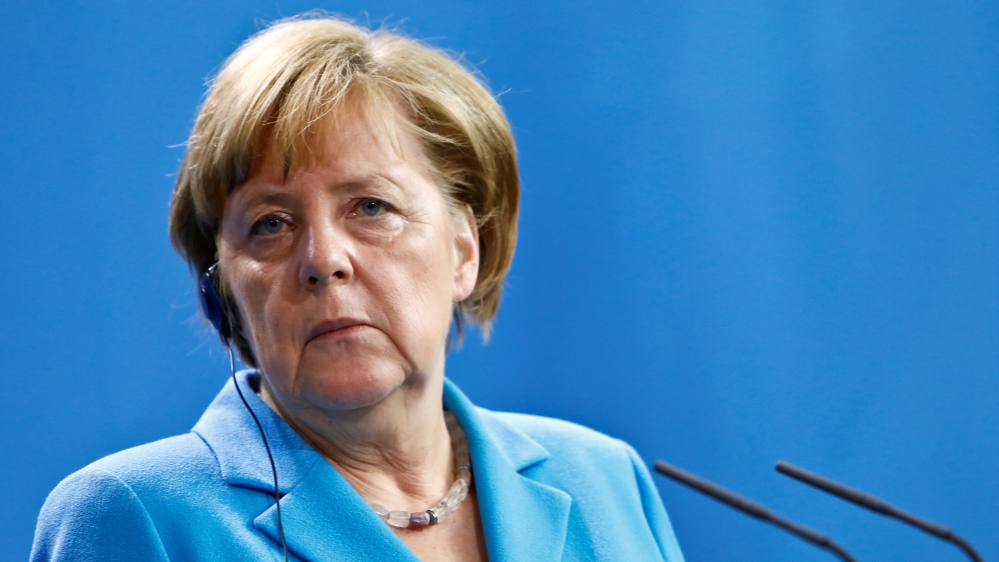 Germany''s Chancellor Merkel meets Belgium''s Premier Charles Michel