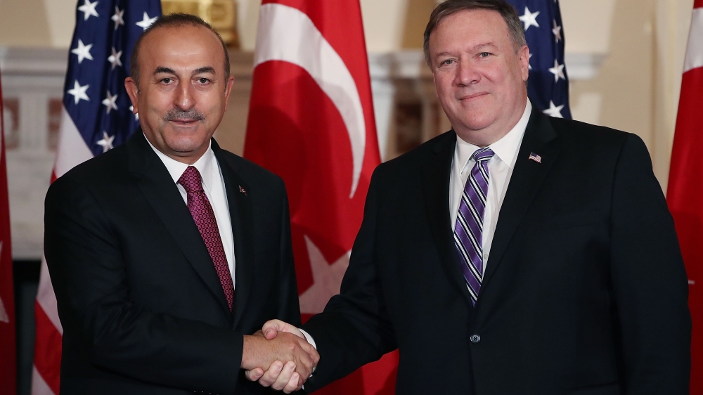Secretary Of State Pompeo Meets With Turkish Foreign Minister Mevlut Cavusoglu