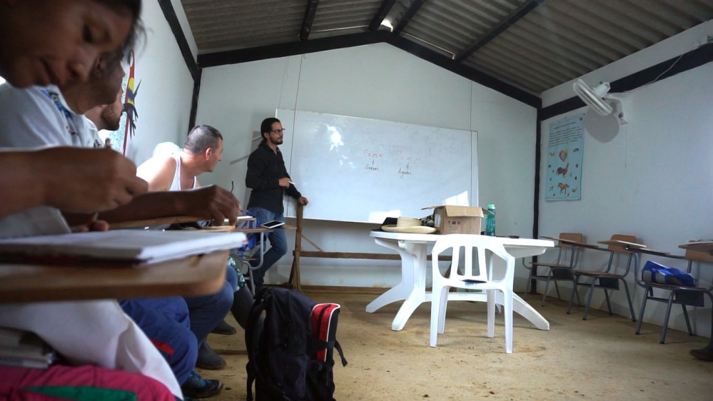 Some worry that Duque's win may mean the end to projects aimed at helping prepare the former rebels for life outside the conflict [Lukas Rapp/Al Jazeera] 