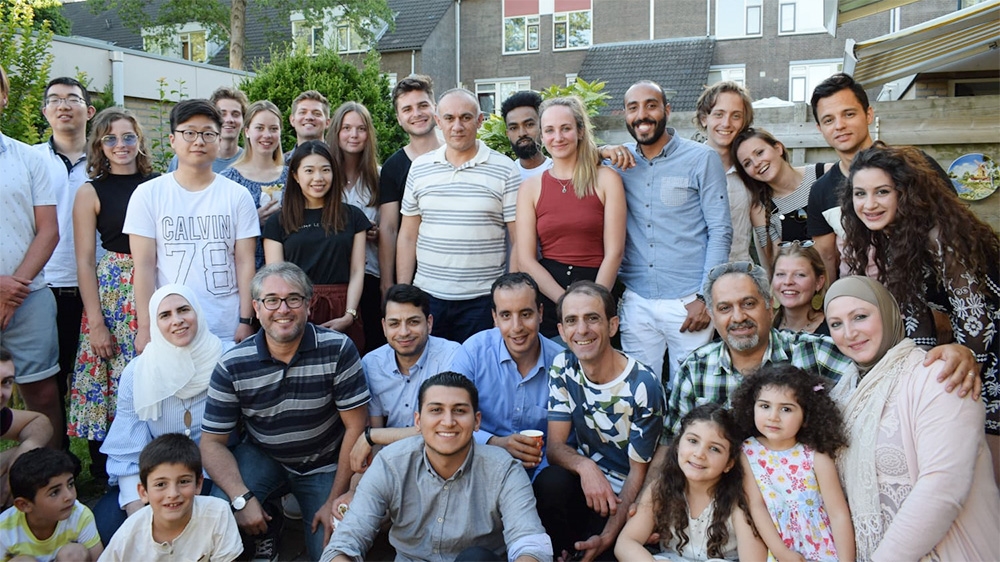 A gathering at Refugees Forward, which helps people to start businesses [Courtesy: Refugees Forward]