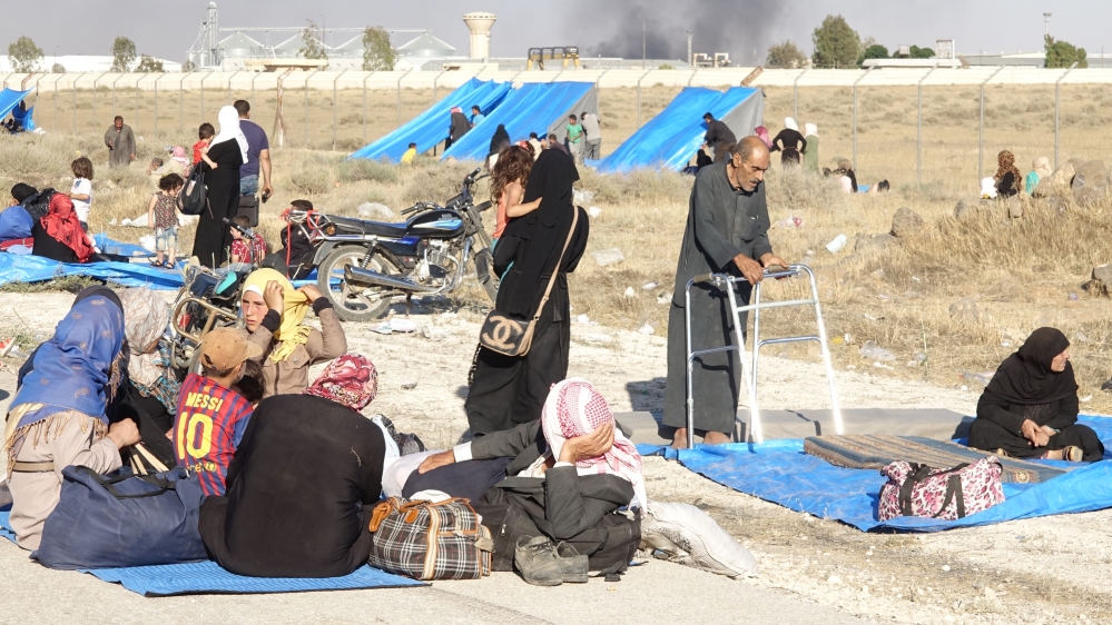 More than 320,000 people have fled the intense fighting in Deraa since June 19 [Ammar Al Ali/Anadolu]